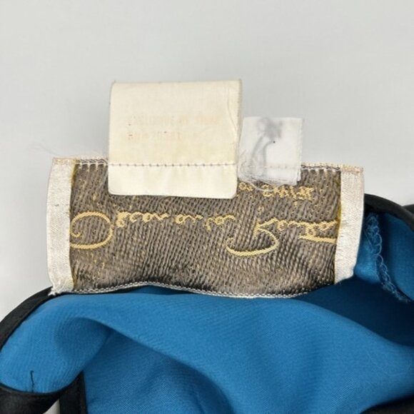 OSCAR DE LA RENTA Top Womens Medium Color Block Vintage Tunic Blouse - Picture 5 of 12